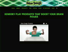 Tablet Screenshot of glowdough.com